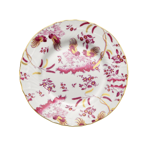 Ginori Oro Di Doccia Magenta Dessert Plate - 8.5"